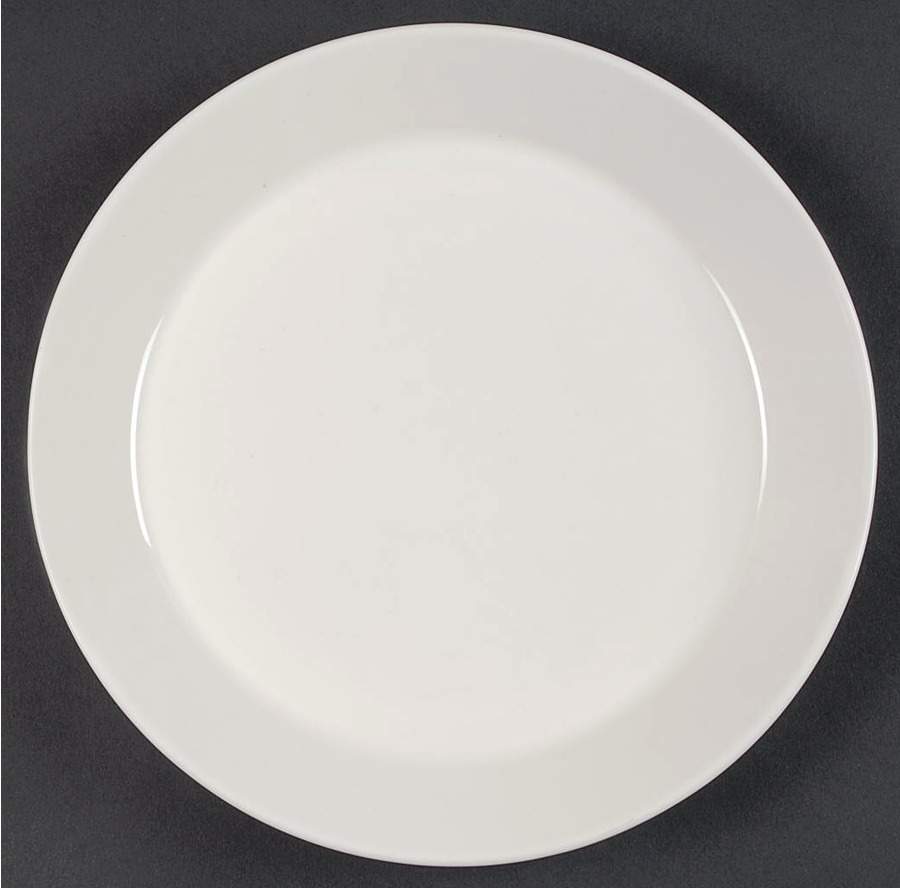 Teema White Arabia Stamp Luncheon Plate by Arabia of Finland-1