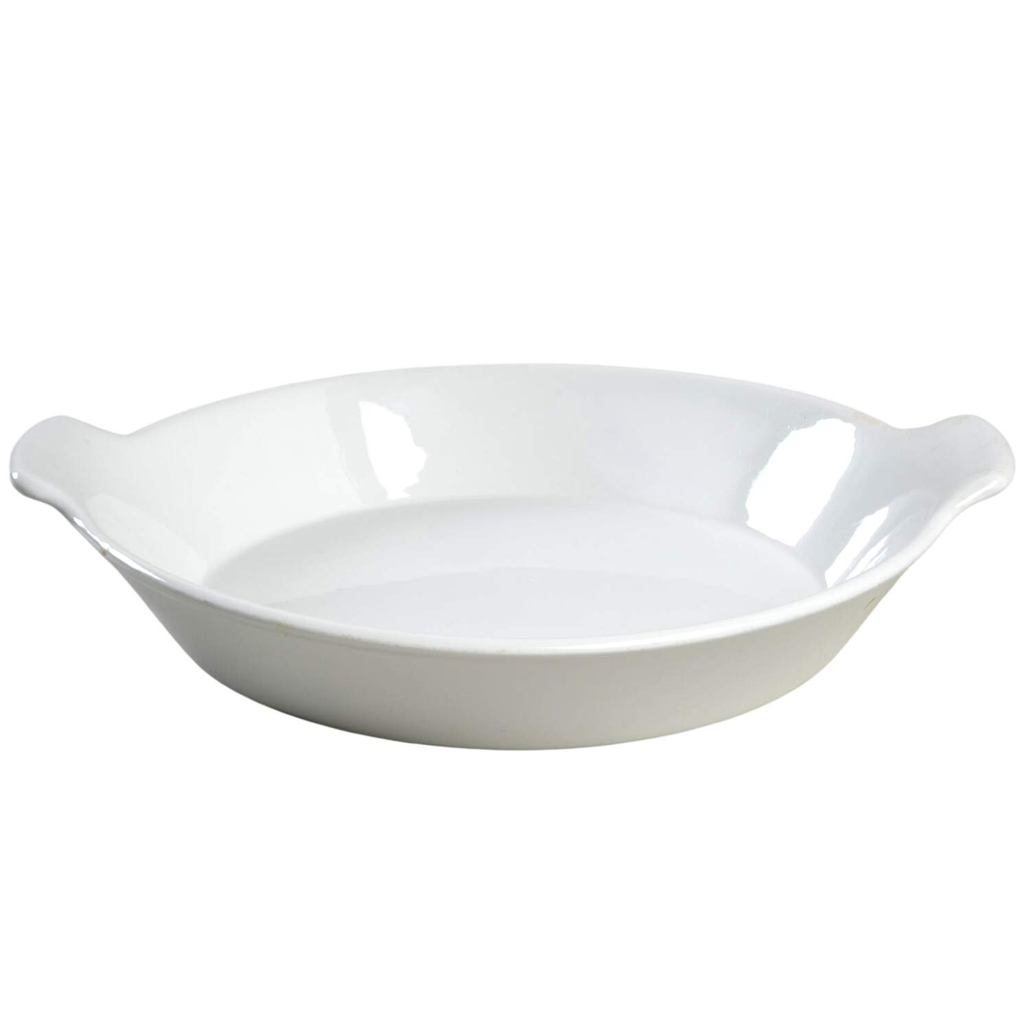 Teema White Arabia Stamp Open 11'' Skillet by Arabia of Finland-1