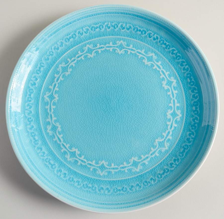 A2A12 Turquoise Dinner Plate by Artistic Accents-1