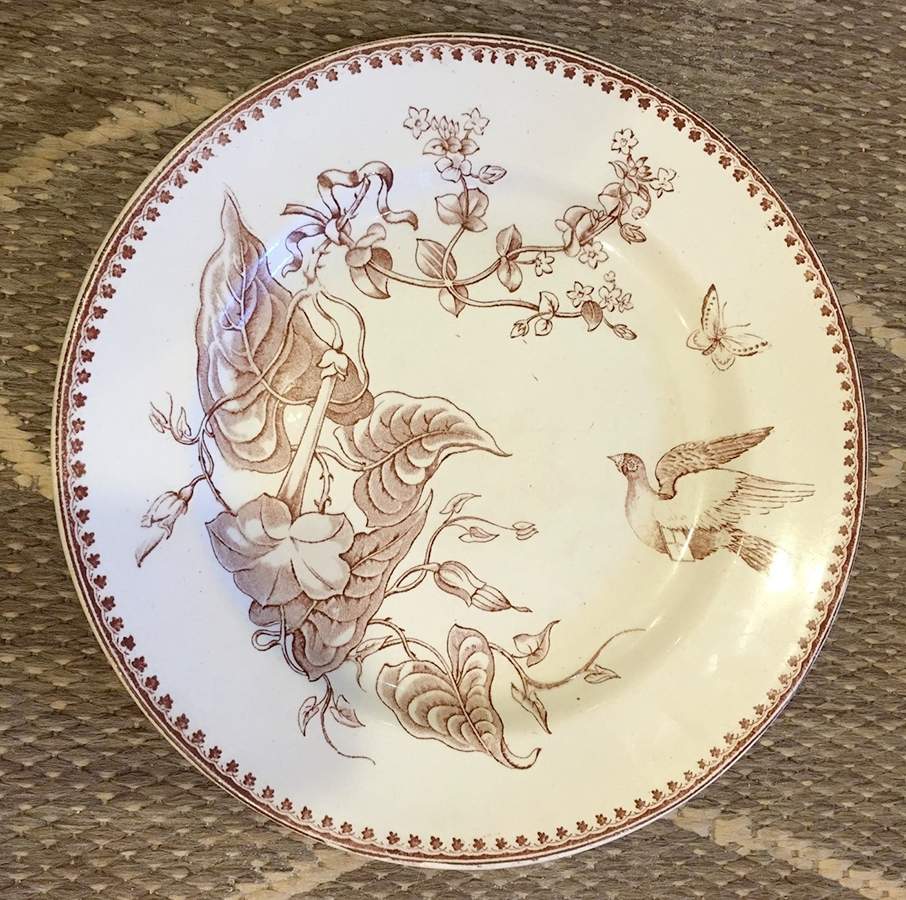Trentham Brown Dinner Plate by Ashworth Bros-1