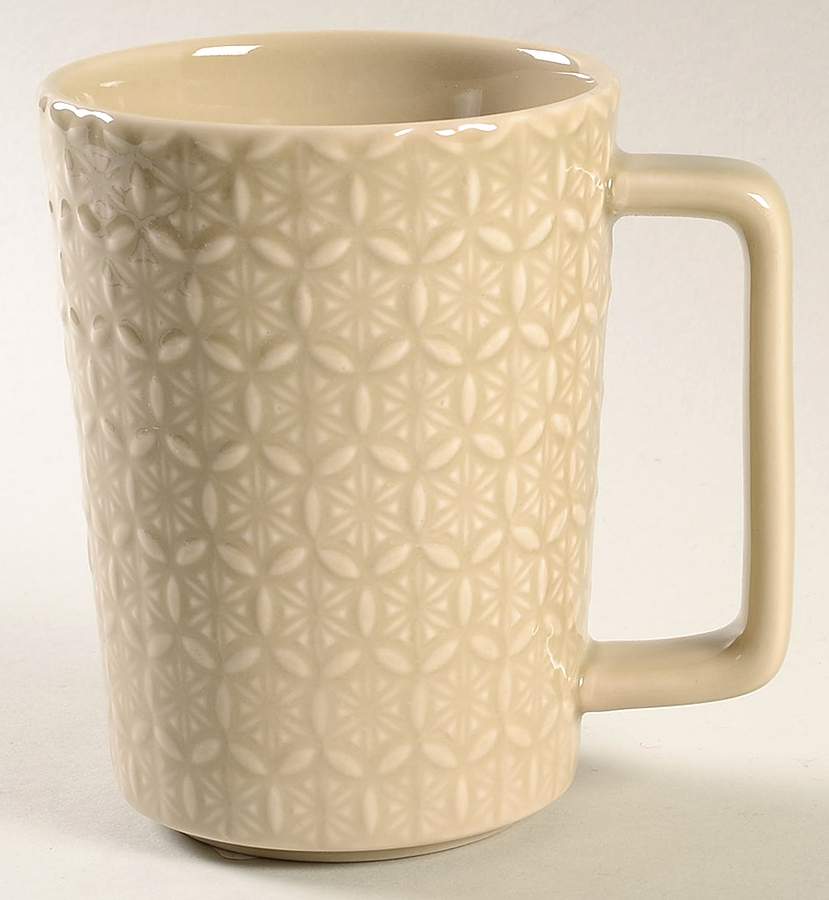 Sakuya Lace Cream Mug by 222 Fifth (PTS)-1