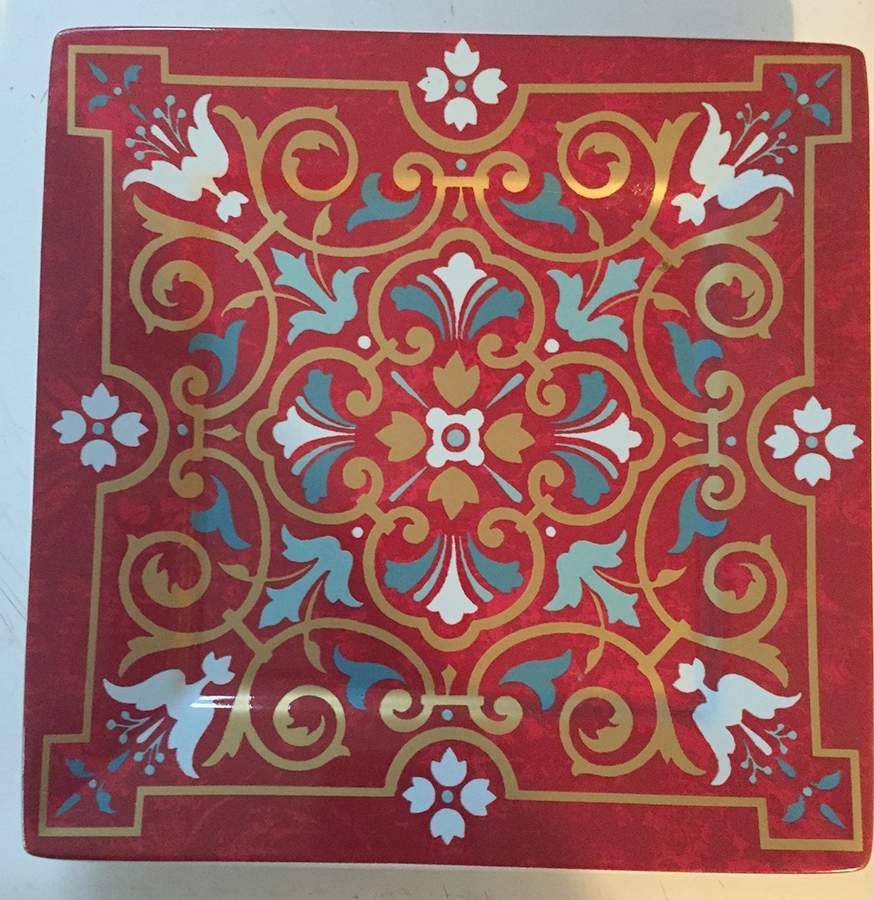 Astoria Red Salad Plate by 222 Fifth (PTS)-1