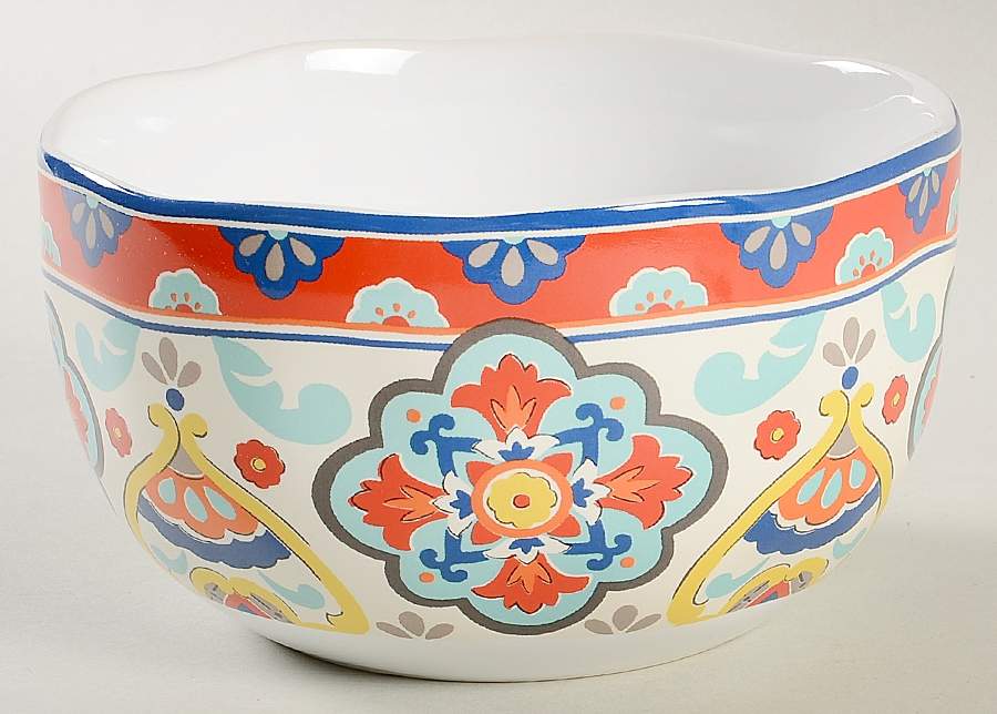 La Fuente Red Soup/Cereal Bowl by 222 Fifth (PTS)-1