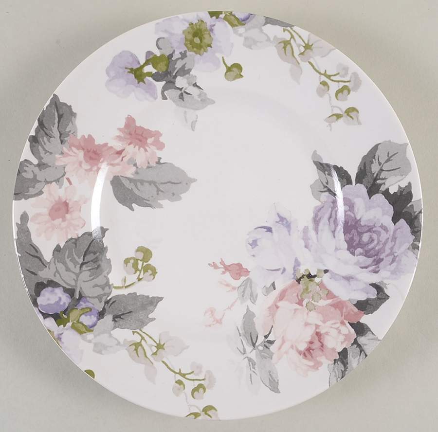 Patio Rose Salad Plate by 222 Fifth (PTS)-1