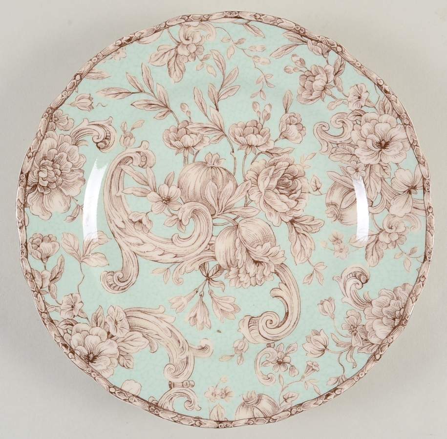 Hawthorne Light Turquoise Salad Plate by 222 Fifth (PTS)-1