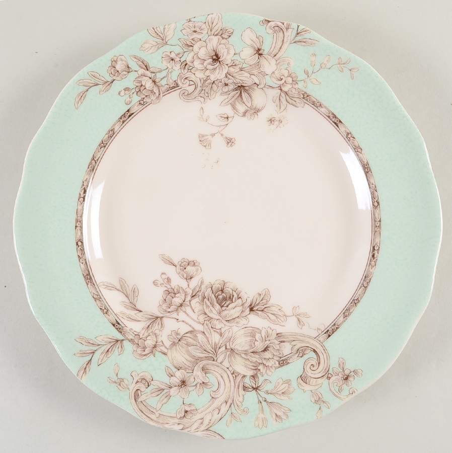 Hawthorne Light Turquoise Dinner Plate by 222 Fifth (PTS)-1