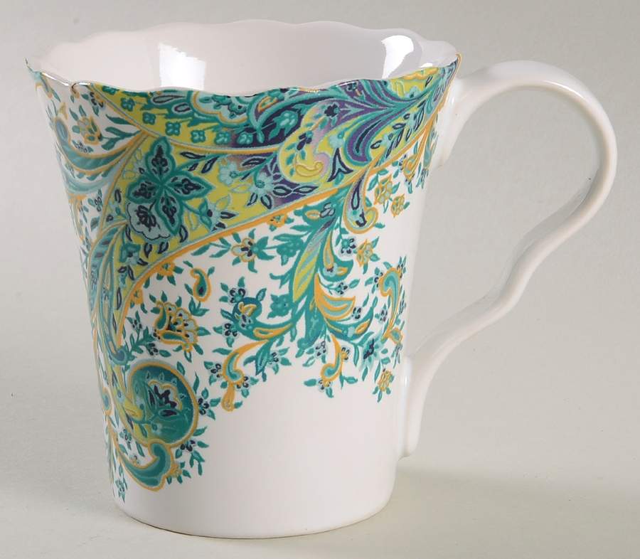 Surya Teal Mug by 222 Fifth (PTS)-1