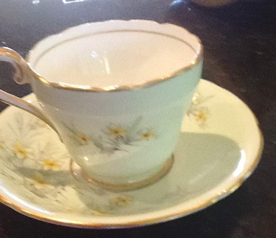 C935-2C Footed Cup & Saucer Set by John  Aynsley & Sons-1