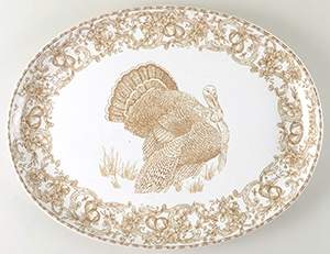 Balmoral 18" Oval Serving Platter by 222 Fifth (PTS)-1