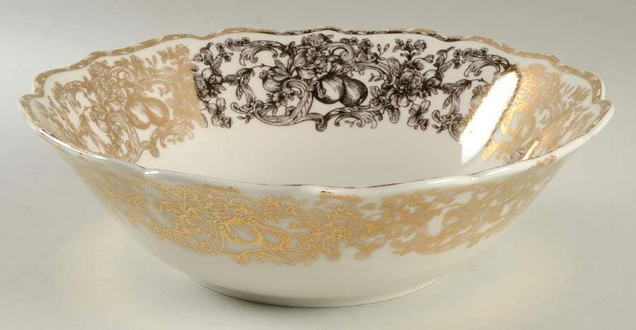 Balmoral 10" Round Serving Bowl by 222 Fifth (PTS)-1
