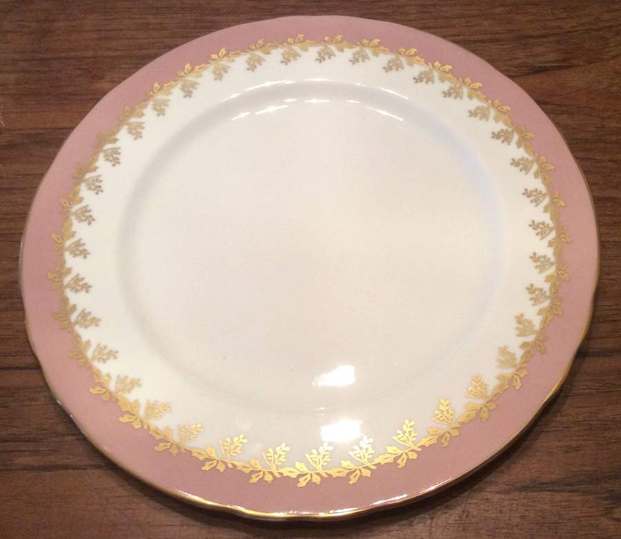 Woburn-Pink Dinner Plate by John  Aynsley & Sons-1