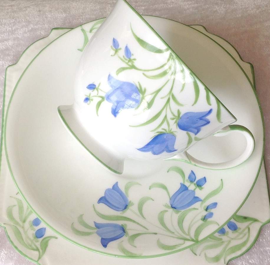 S163 Footed Cup & Saucer Set by John  Aynsley & Sons-1
