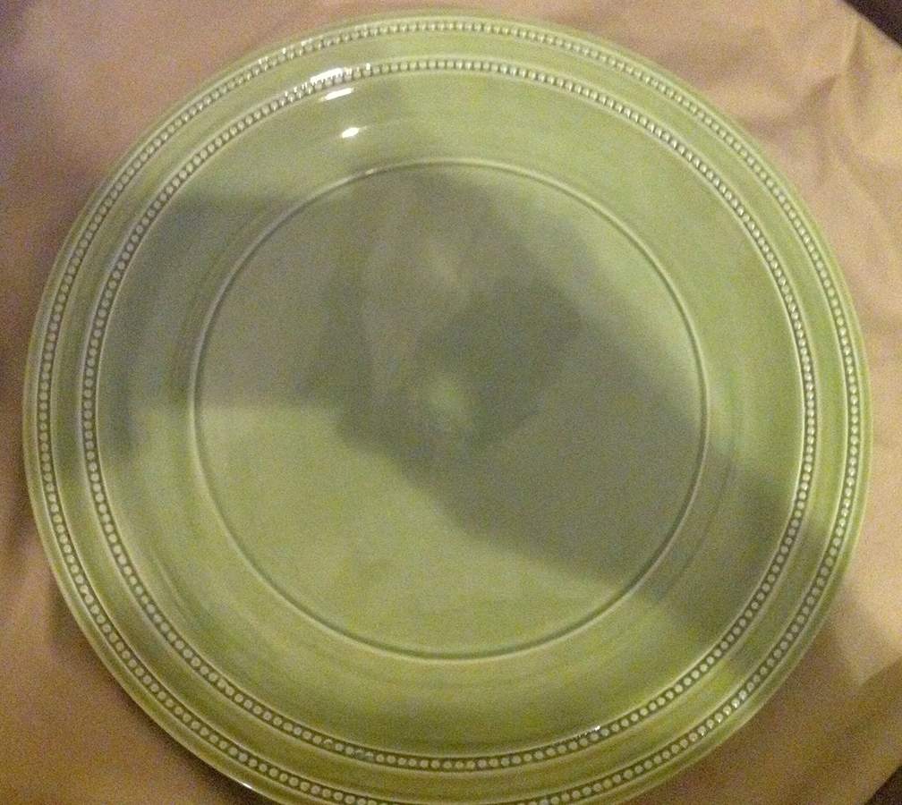 Town and Country Green Dinner Plate by Artimino-1