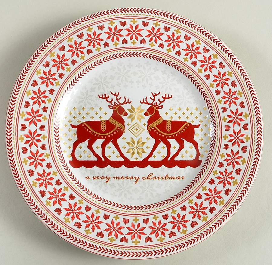 Deerly Loved Salad Plate by 222 Fifth (PTS)-1
