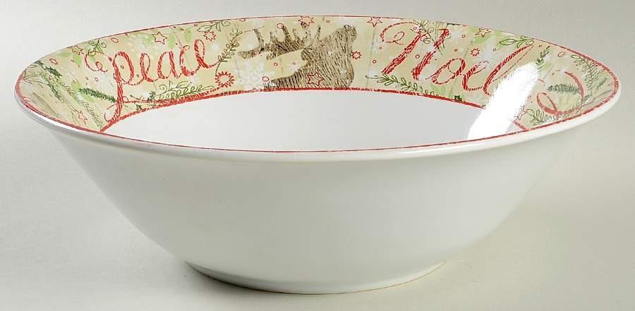 Up North 10" Round Serving Bowl by 222 Fifth (PTS)-1