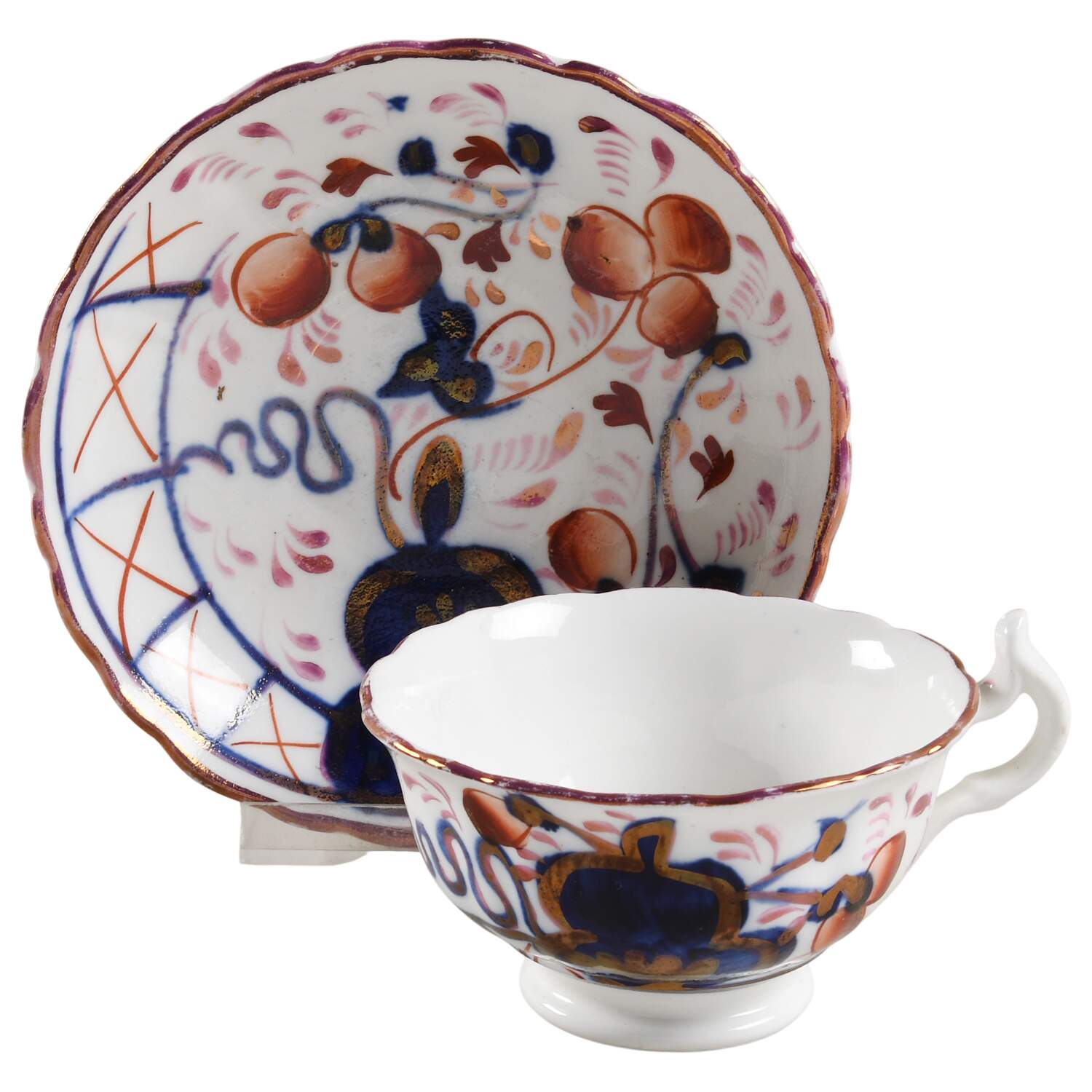 ALL38 Footed Cup & Saucer Set by Allerton's-1