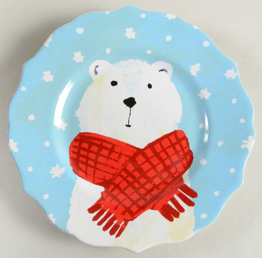 Warm and Fuzzy Salad Plate by 222 Fifth (PTS)-1