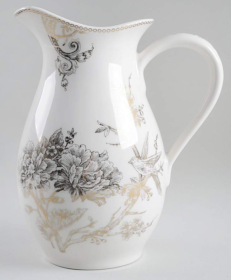 Adelaide Electroplate Gold (Shiny Gold Not Brown) 96 Oz Pitcher by 222 Fifth (PTS)-1