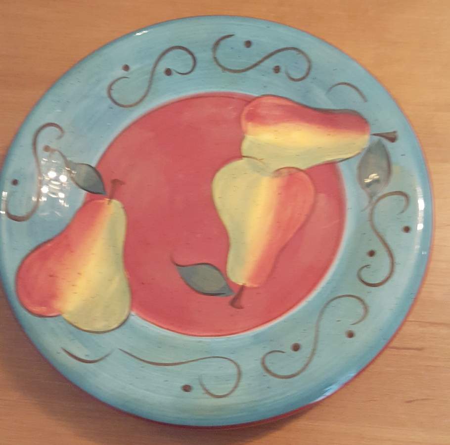 Fruit Fantasy Salad Plate by 222 Fifth (PTS)-1