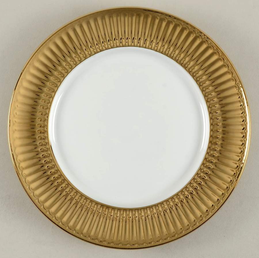 Parthenon Electroplate Gold Salad Plate by 222 Fifth (PTS)-1