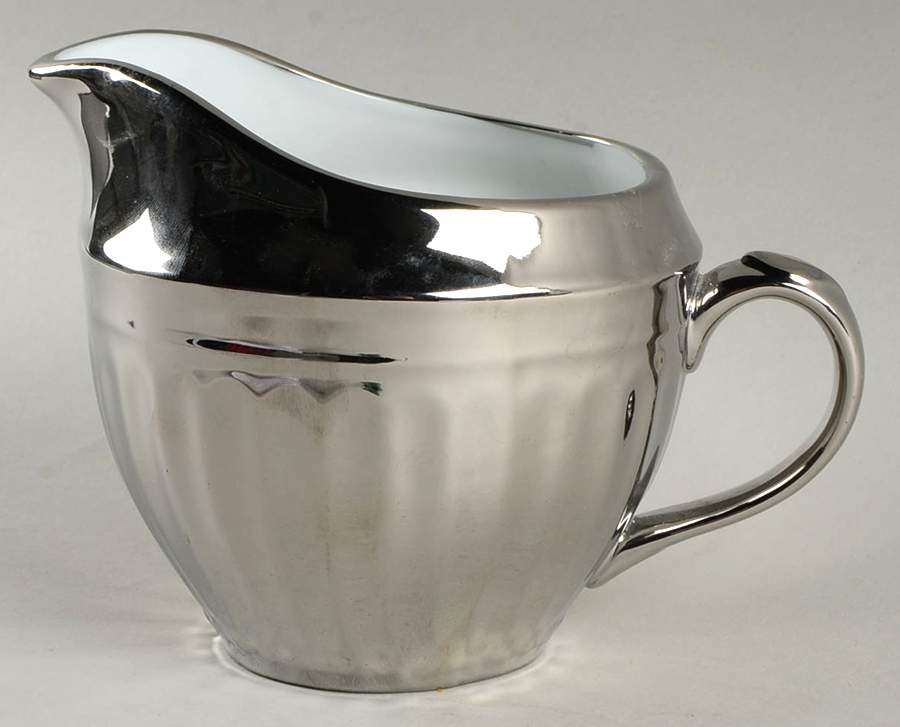 Parthenon Electroplate Silver Creamer by 222 Fifth (PTS)-1