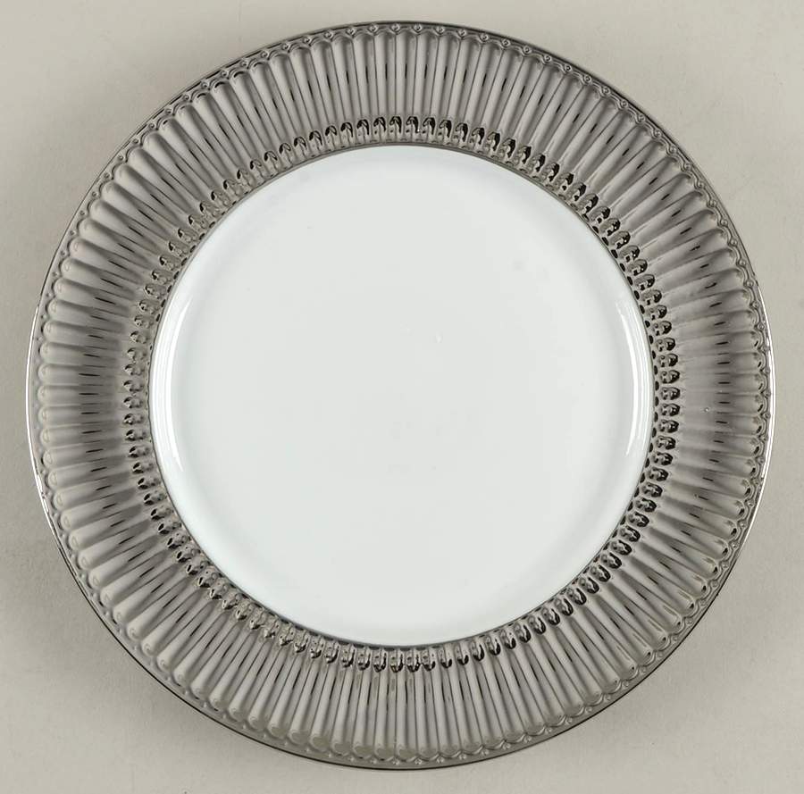 Parthenon Electroplate Silver Dinner Plate by 222 Fifth (PTS)-1