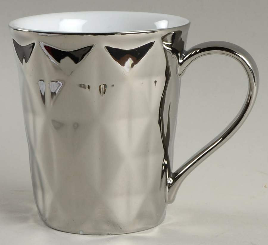 Asscher-Electroplate Silver Mug by 222 Fifth (PTS)-1