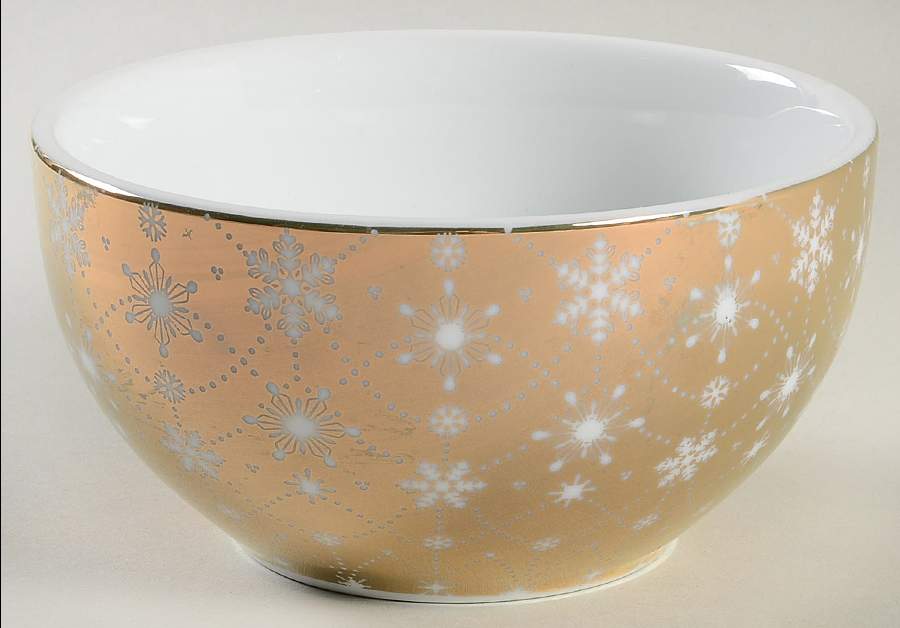 Snow Crystal Soup/Cereal Bowl by 222 Fifth (PTS)-1