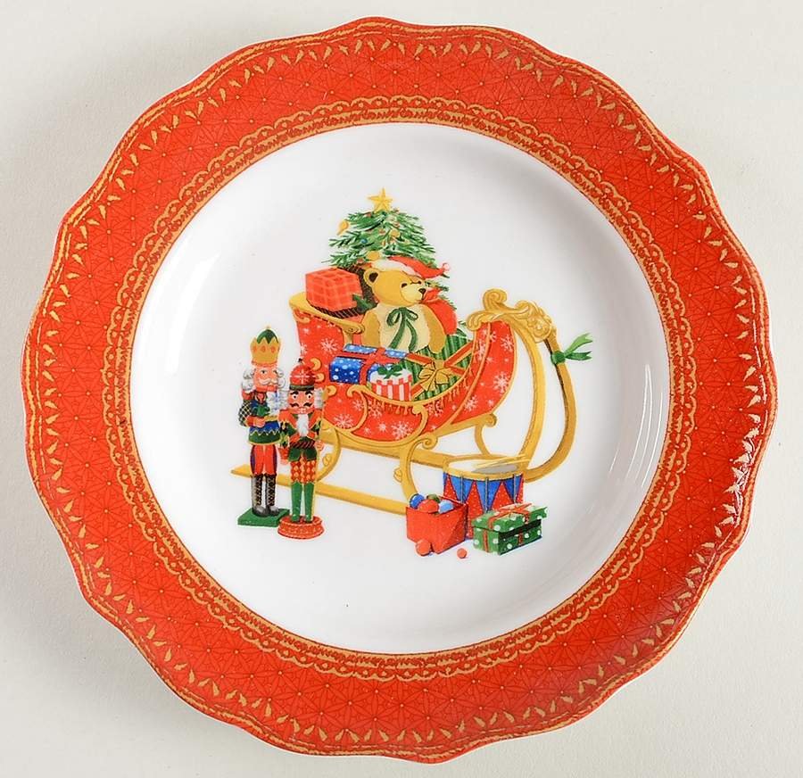 Christmas Fun Appetizer Plate by 222 Fifth (PTS)-1