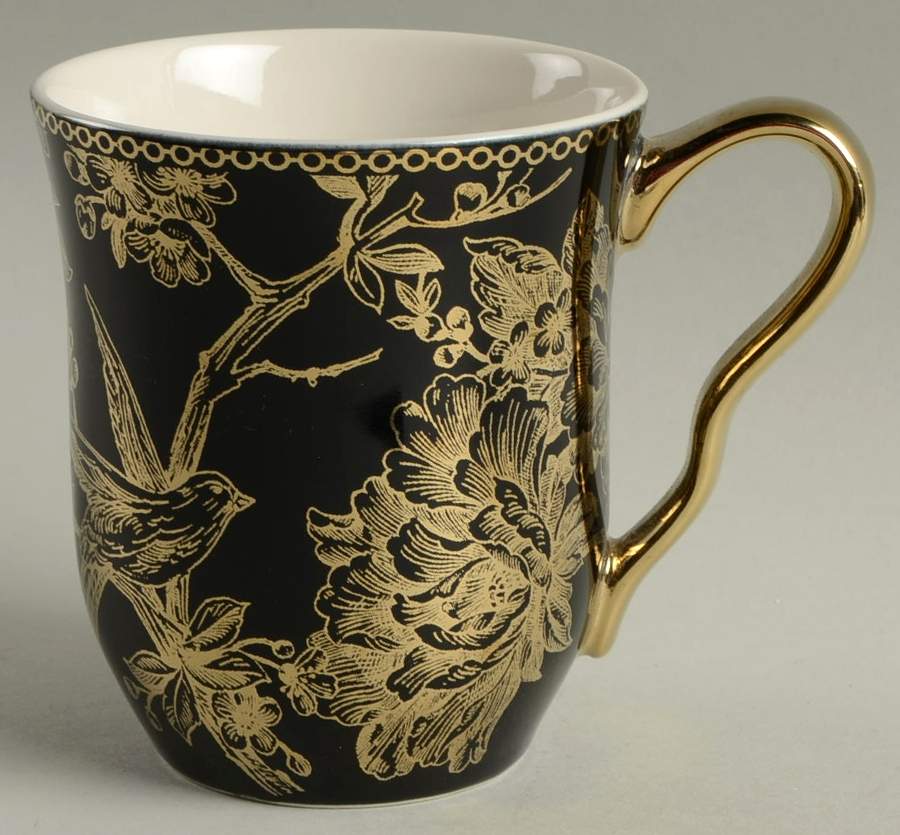 Adelaide Black Gold Mug by 222 Fifth (PTS)-1