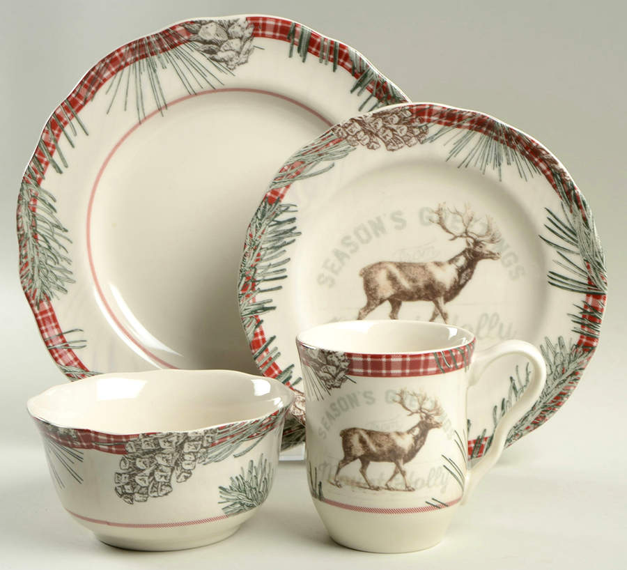 Mount Holly 4 Piece Place Setting by 222 Fifth (PTS)-1