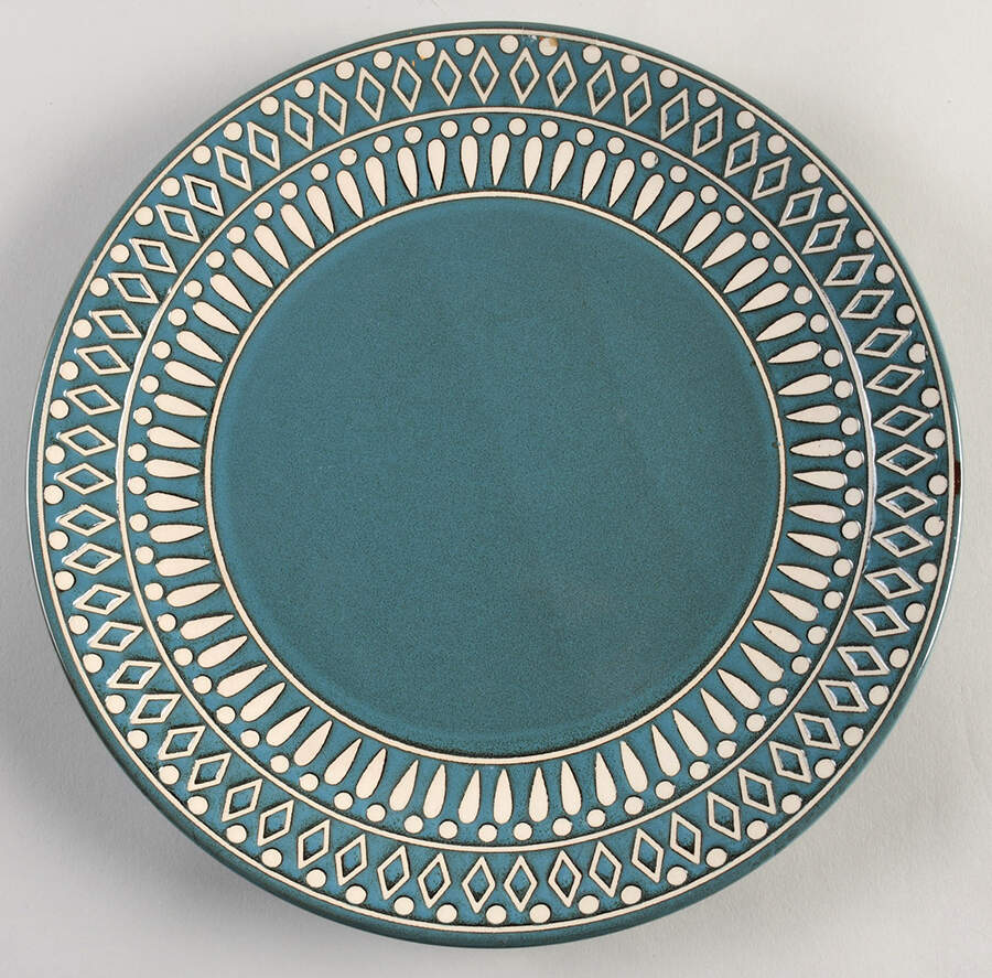 Delilah Dinner Plate by American Atelier-1