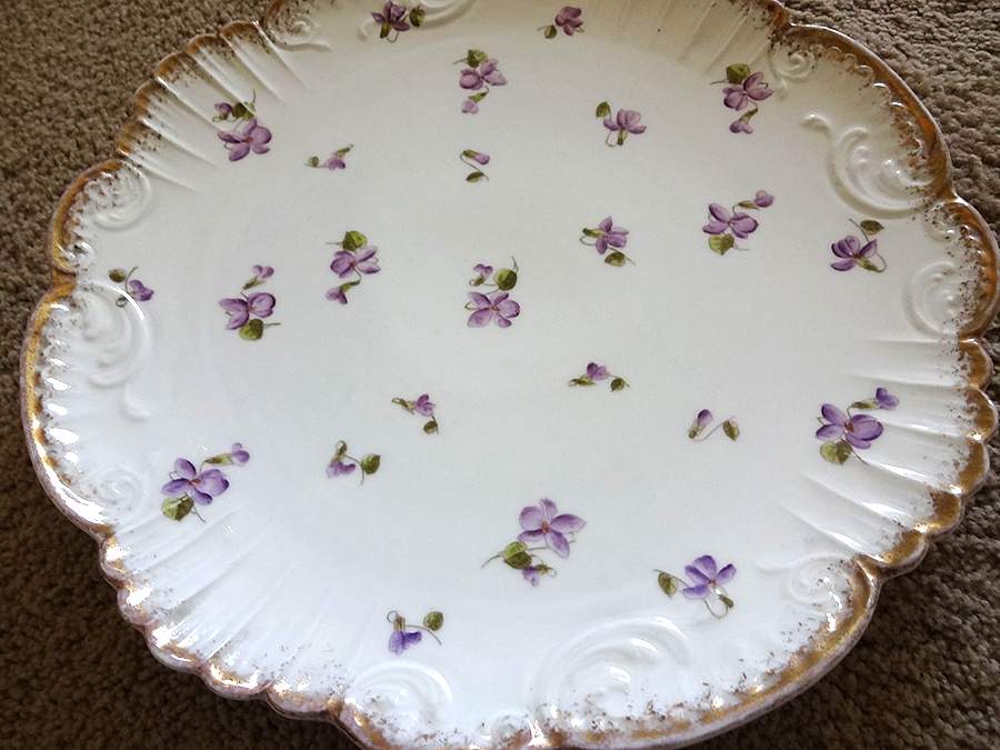 AKF88 Cake Plate by A Klingenberg France-Austria-1