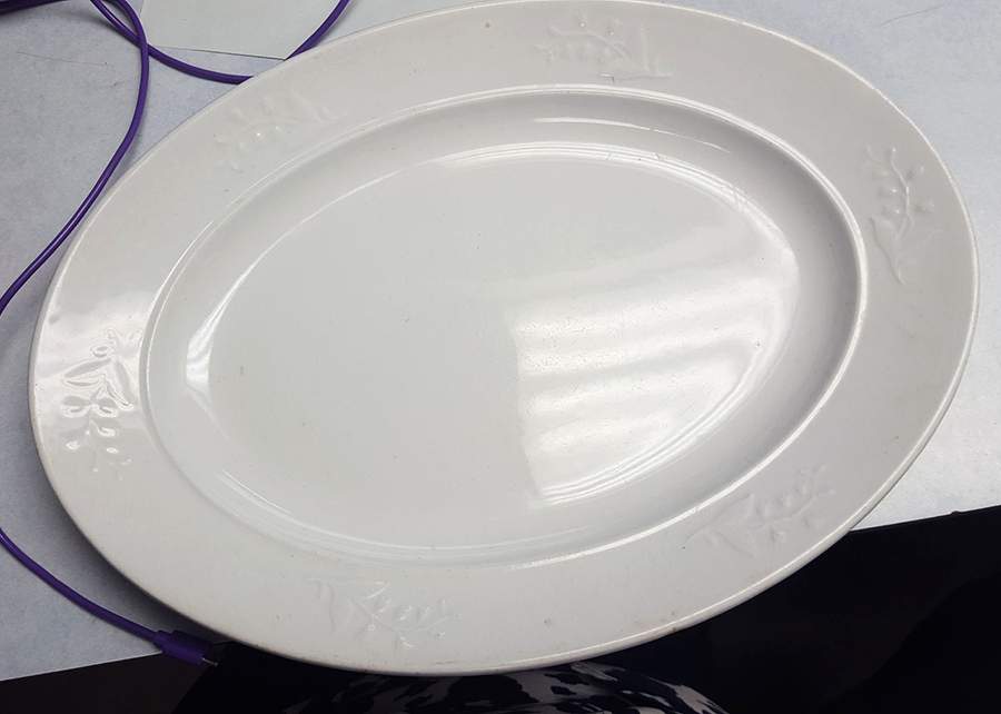 ANS2 12" Oval Serving Platter by Anthony Shaw-1