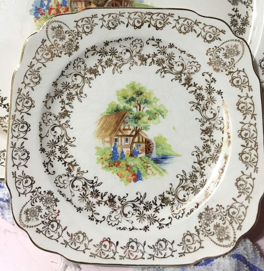 ATA48 Square Salad Plate by Atlas China Co-1
