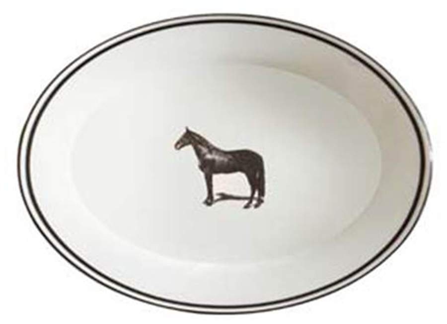 Farm Animals 14" Oval Serving Platter by American Atelier-1
