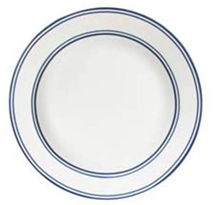 Striped Dinner Plate by American Atelier-1