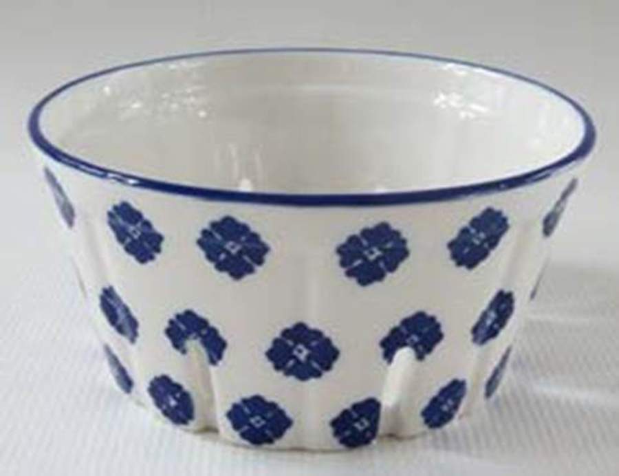 Blue Stamp Small Fruit Basket by American Atelier-1