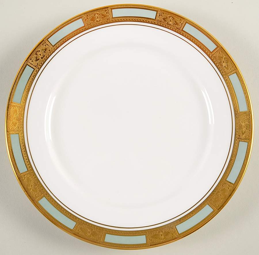 Empress Celadon Salad Plate by John  Aynsley & Sons-1