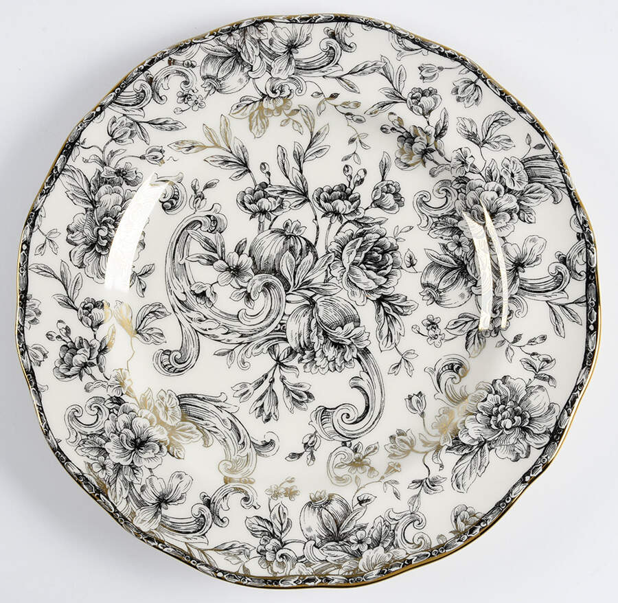Hawthorne Gold Electroplate Dinner Plate by 222 Fifth (PTS)-1