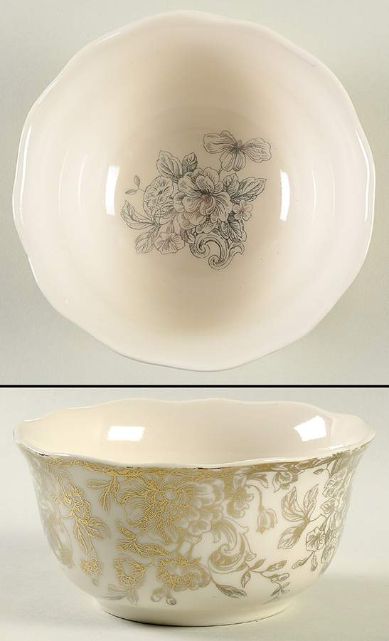 Hawthorne Gold Electroplate Soup/Cereal Bowl by 222 Fifth (PTS)-1