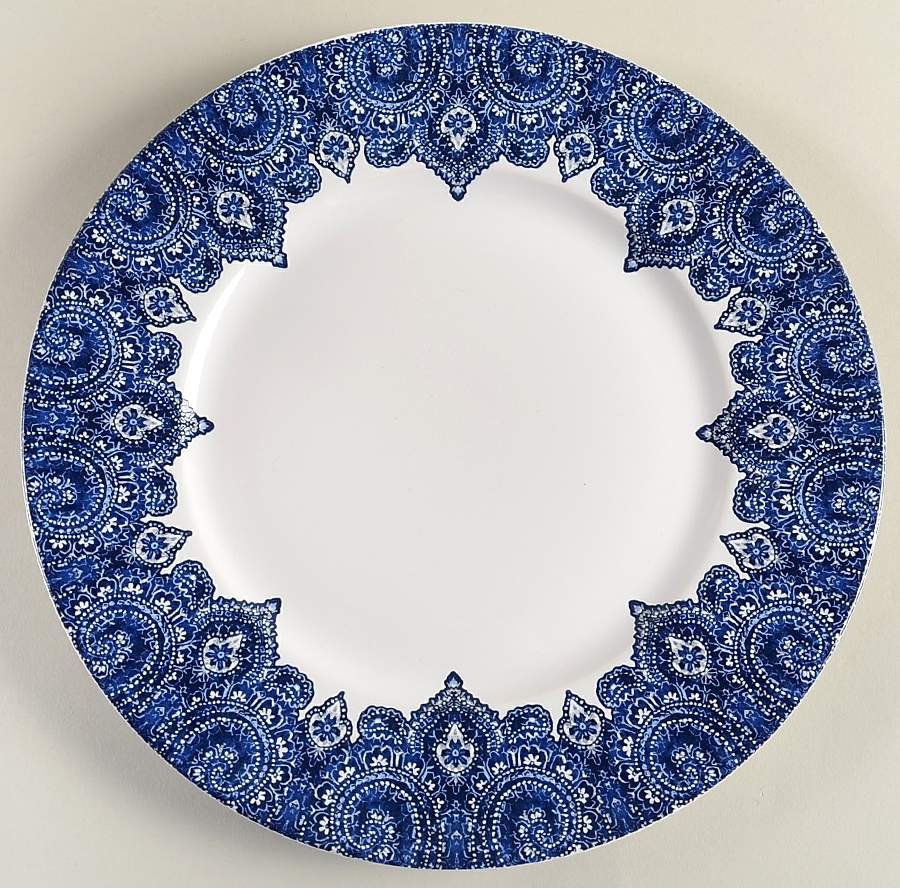 Levi Blue Dinner Plate by 222 Fifth (PTS)-1