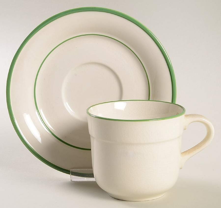Oleander Flat Cup & Saucer Set by Arklow-1