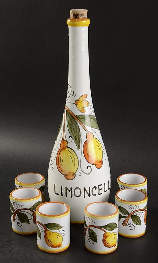 Sicilia (7 Piece) Limoncello Set by Artistica (Deruta of Italy)-1