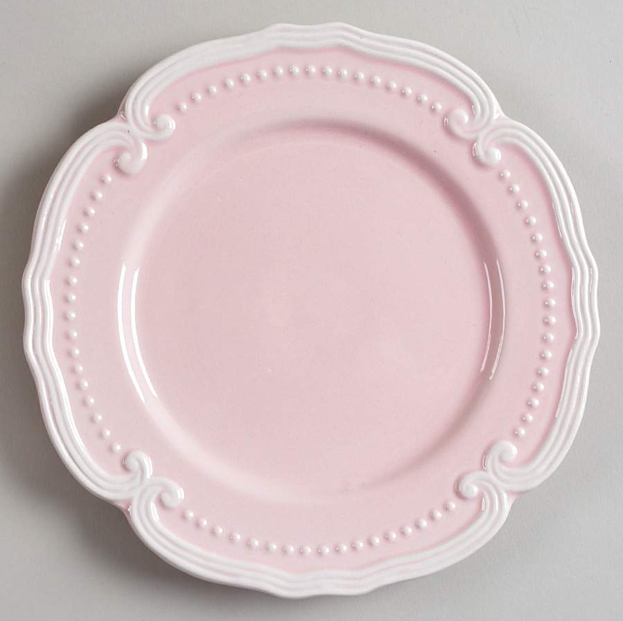 Victoria Blush Pink Salad Plate by American Atelier-1