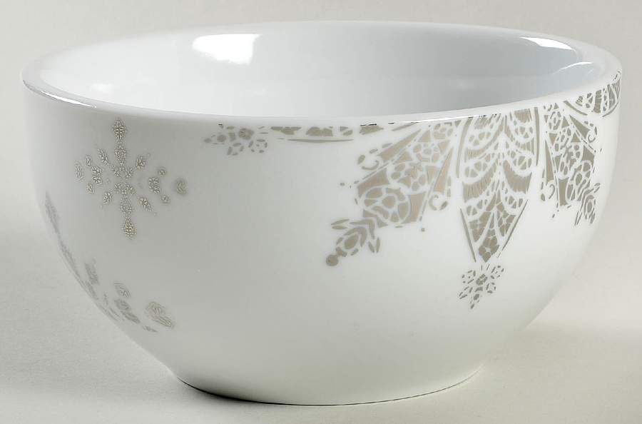 Lace Snowflake Soup/Cereal Bowl by 222 Fifth (PTS)-1