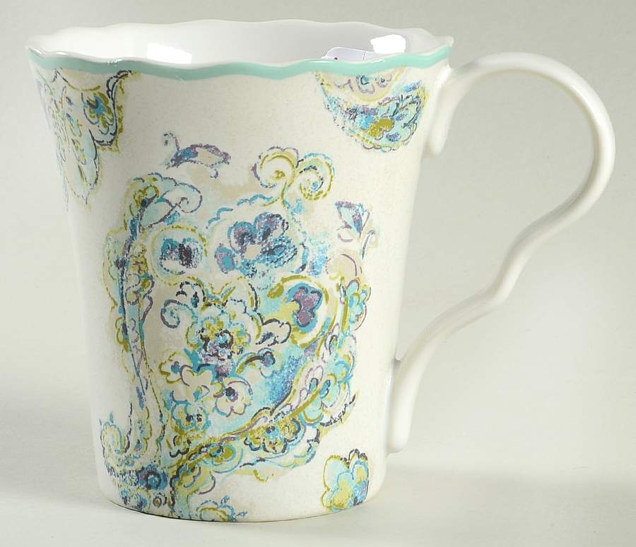 Cecile Teal Mug by 222 Fifth (PTS)-1