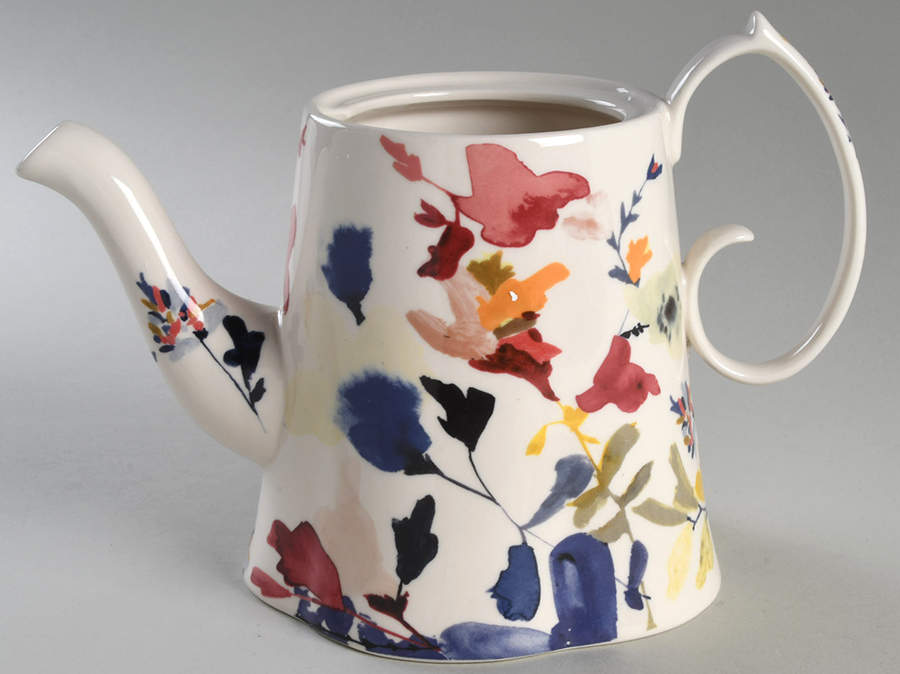 Wildflower Study Teapot No Lid by Anthropologie-1