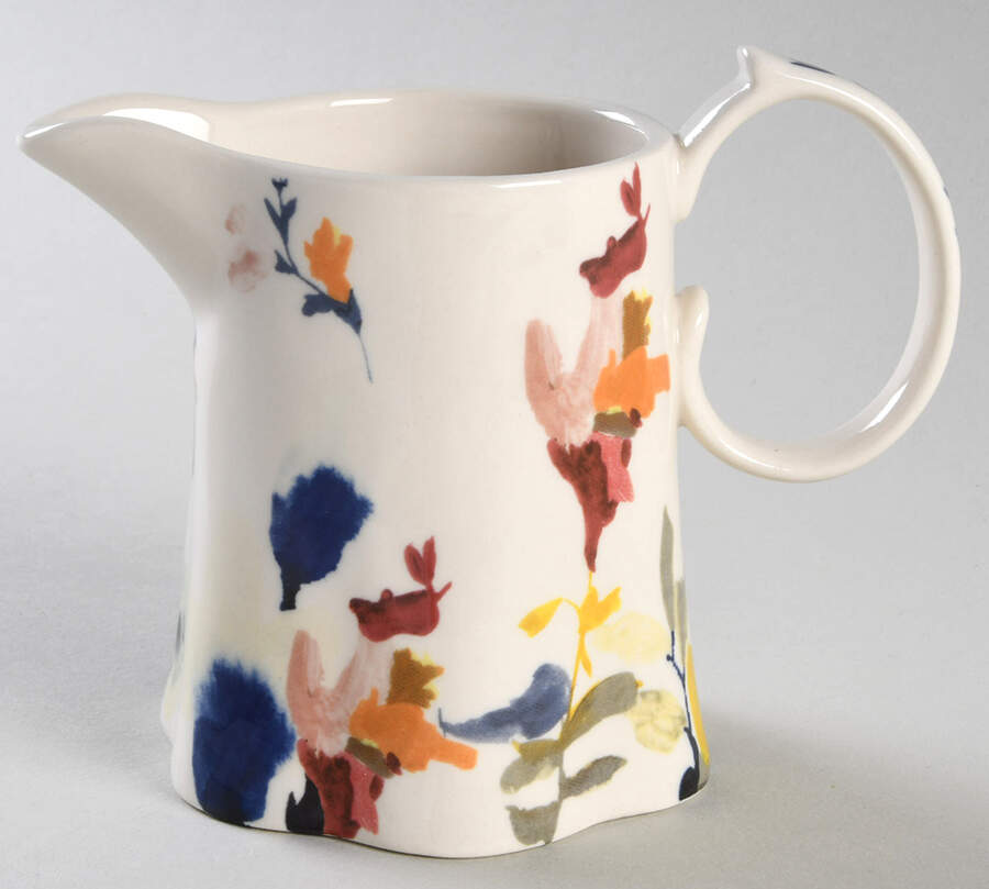 Wildflower Study Creamer by Anthropologie-1