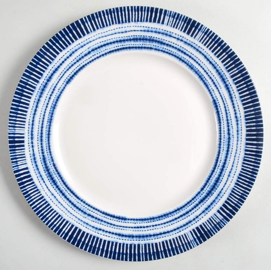 Shibori Dinner Plate by 222 Fifth (PTS)-1